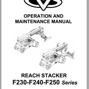 Ferrari Reach Stacker F258 Operation Maintenance ManualEN