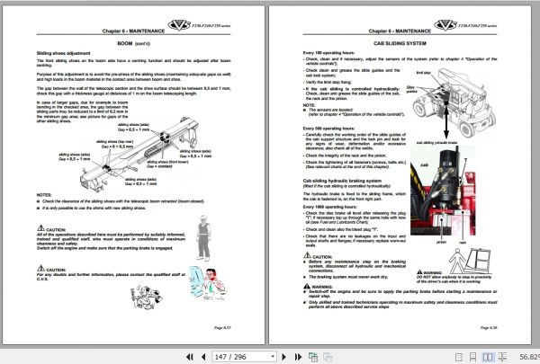 Ferrari Reach Stacker F258 Operation Maintenance ManualEN 3