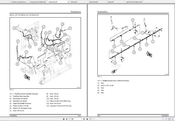 Gleaner 9255 DynaFlex Draper Header Service Manual79036985A 3