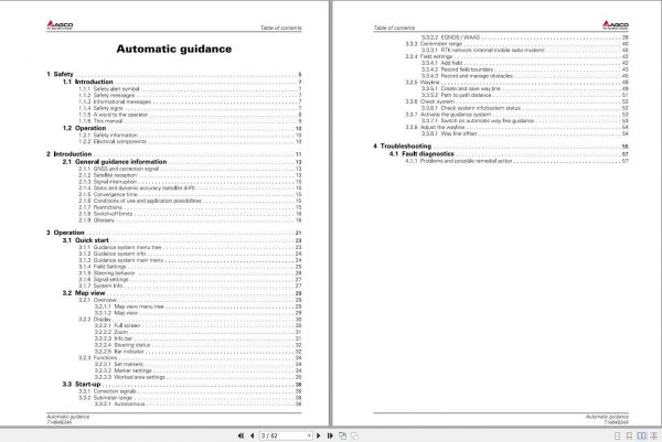Gleaner Automatic Guidance Operators Manual71484634A 2