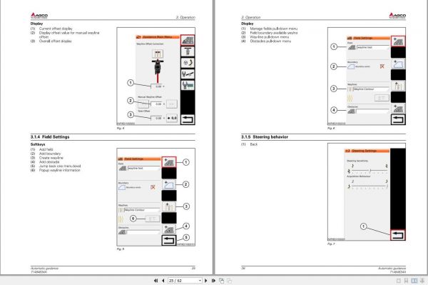 Gleaner Automatic Guidance Operators Manual71484634A 3