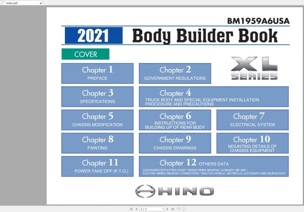 HINO Truck 300500700MLMXL Series Workshop Manual DVD New Update 2020 10