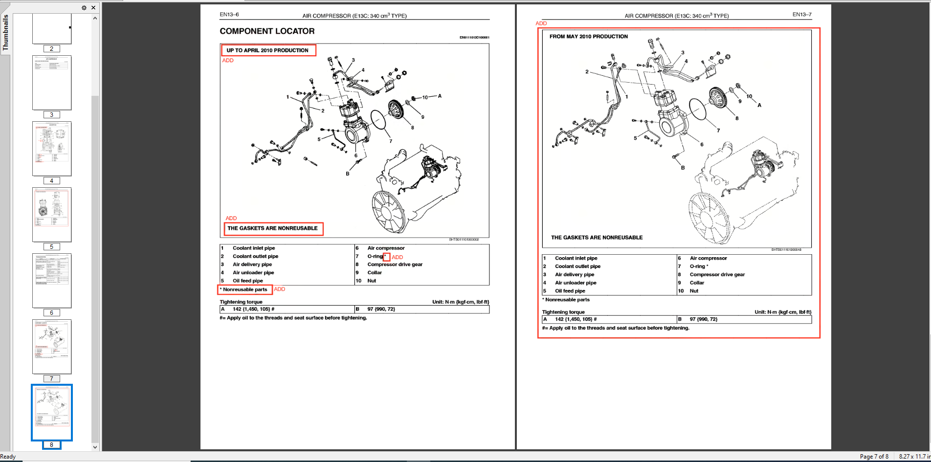 HINO Truck 300 500 700 ML M XL Series Workshop Manual 2020