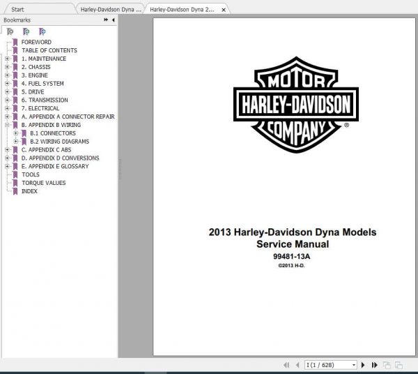 Harley Davidson Dyna 2013 Electrical Diagnosis Service Manual 2
