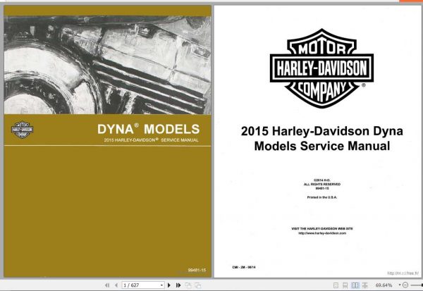 Harley Davidson Dyna 2015 Service Manual99481 15 1