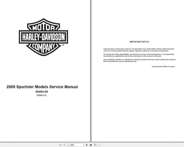 Harley Davidson Models Updated 2019 Service Manuals EWD 3