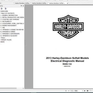 Harley Davidson Softail 2013 Electrical Diagnostics Service Manual 1