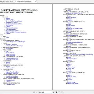 Harley Davidson Street 2018 Electrical Diagnostics Service Manual 1