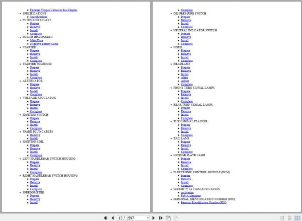 Harley Davidson Street 2019 Service Manual 2