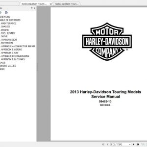 Harley Davidson Touring 2013 Electrical Diagnostics Service Manual 1