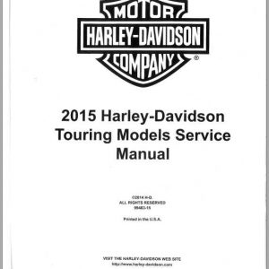 Harley Davidson Touring 2015 Service Manual99483 15 1