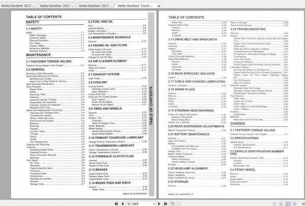 Harley Davidson Touring 2017 Service Manual 3