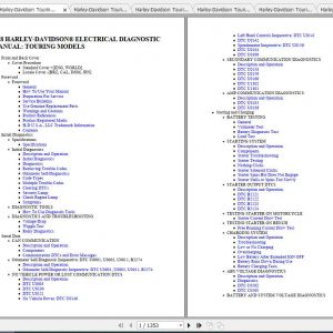 Harley Davidson Touring 2018 Electrical Diagnostics Service Manual 1