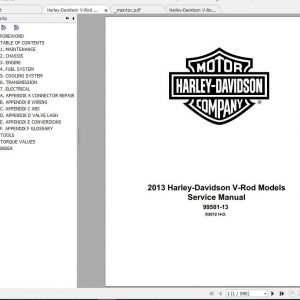 Harley Davidson V Rod 2013 Electrical Diagnostic Service Manual 1