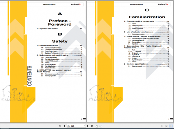 Haulotte Articulated Boom Lift 45XA 55XA Maintenance Manual4001031450 2