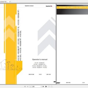 Haulotte Articulated Boom Lift HA12 18 Operators Manual 1