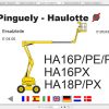 Haulotte Articulated Boom Lift HA15 26 Spare Parts 2