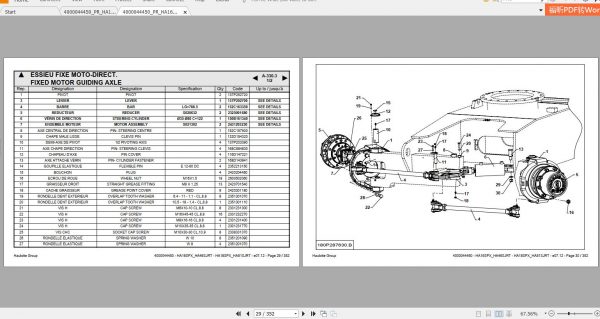Haulotte Articulated Boom Lift HA16 51 Parts Manual4000044450 2