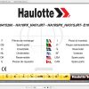 Haulotte Articulated Boom Lift HA18 HA51 Parts Manual4000415260 1
