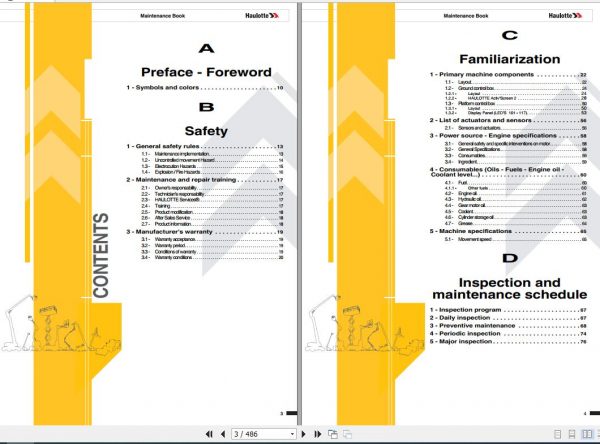 Haulotte Articulated Boom Lift HA20RTJ HA61RTJ Maintenance Manual4001055090 2