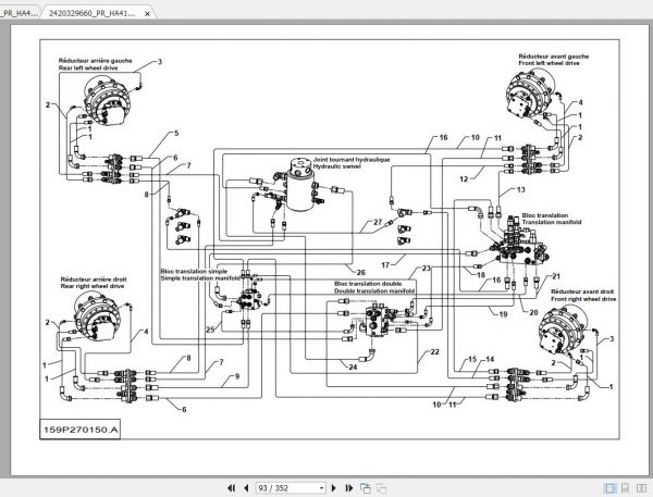 Haulotte Articulated Boom Lift HA41PX Parts Manual 3