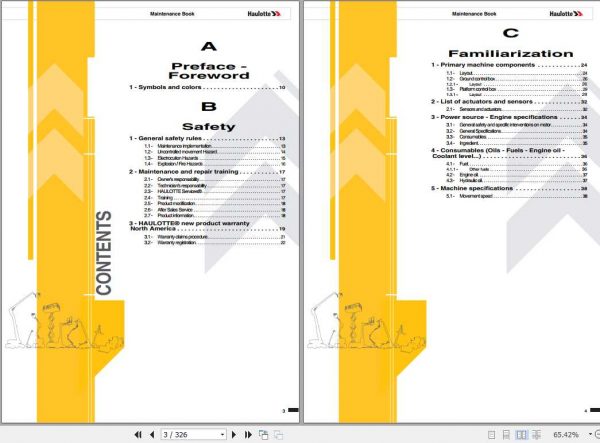 Haulotte Articulated Boom Lifts 45 55XA Maintenance Manual4001010200 2