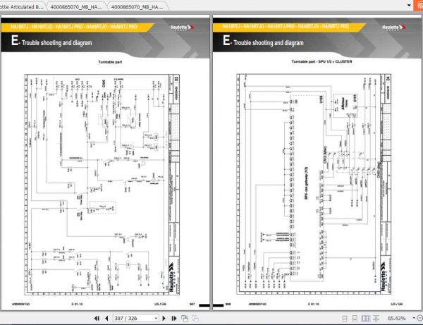Haulotte Articulated Boom Lifts HA16RTJ Maintenance Manual 3