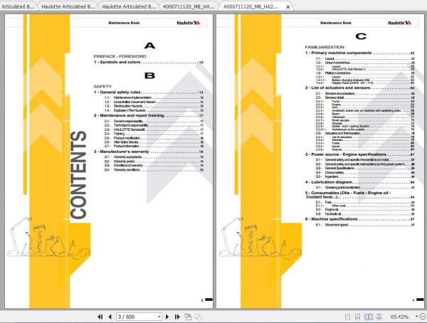 Haulotte Articulated Boom Lifts HA20 61 Maintenance Manual 2