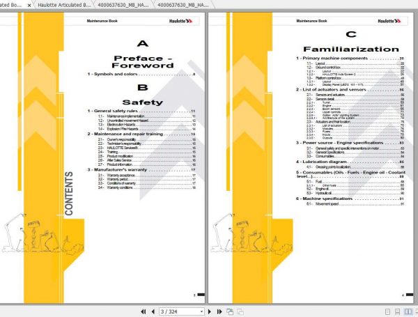 Haulotte Articulated Boom Lifts HA26RTJ Maintenance Manual 2
