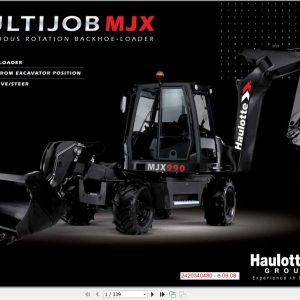 Haulotte Backhoe Loader MJX Service Manual2420340480 1