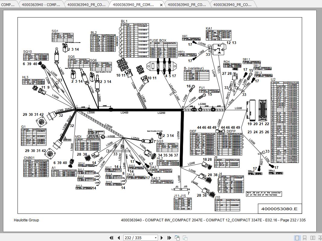 Haulotte Scissor Lift Compact 8 Parts Manual