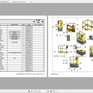 Haulotte Scissor Lift Crawler Star 6 C Spare Parts 3