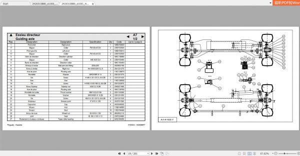 Haulotte Scissor Lift H18SDX Parts Manual2420315880 2