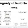 Haulotte Scissor Lift H21TX Parts Manual2420315910 1