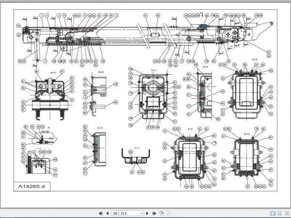 Haulotte Scissor Lift H21TX Parts Manual2420315910 2