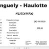 Haulotte Scissor Lift H23T Parts Manual2420315920 1