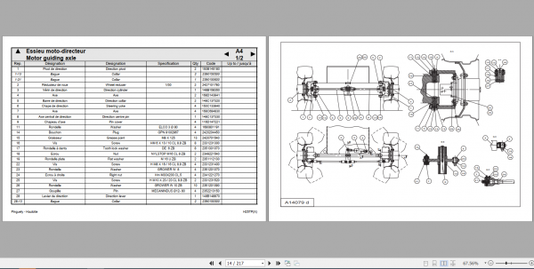 Haulotte Scissor Lift H25TP Parts Manual2420315930 2