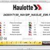 Haulotte Scissor Lift HA12IP HA33JE Parts Manual2420317130 1