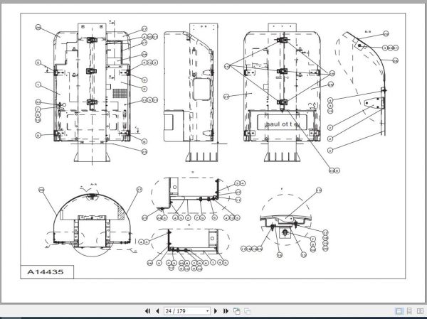 Haulotte Scissor Lift HM8 Parts Manual2420316040 3