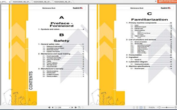 Haulotte Scissor Lifts Optimum 8 1931E Maintenance Manual4000429690 2