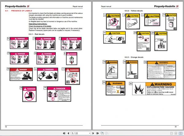Haulotte Self Propelled Lift Compact 2032E 3347E Repair Manual2420318250 2