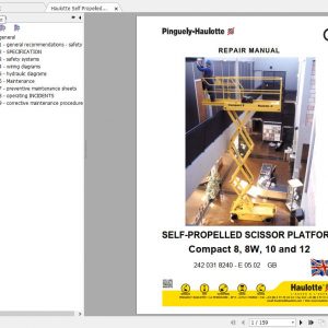 Haulotte Self Propelled Lift Compact 88W1012 Repair Manual2420322260 1