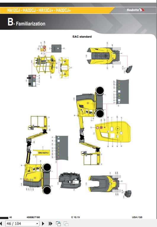 Haulotte Self Propelled Lift H1232CJ Operators Manual 3