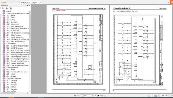 Haulotte Self Propelled Lift HA12IP Repair Manual 3