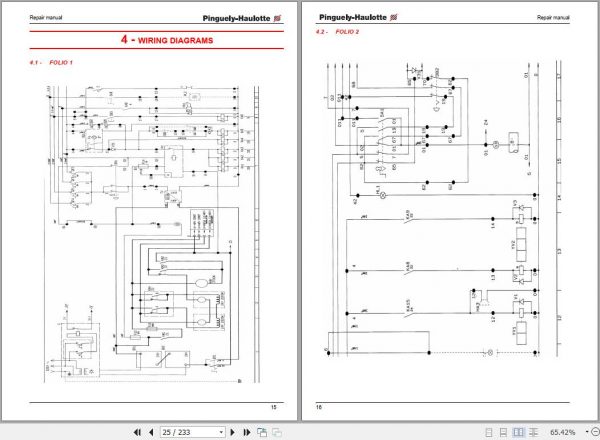 Haulotte Self Propelled Lift HA15I Repair Manual2420323860 3