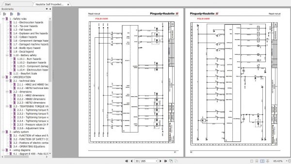 Haulotte Self Propelled Lift HB6268J76J Repair Manual2420319600 3