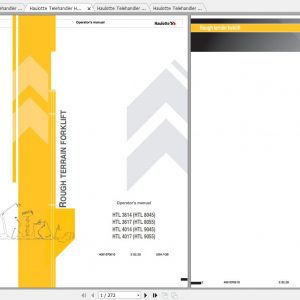 Haulotte Telehandler HLT 3614 9055 Operators Manual 1