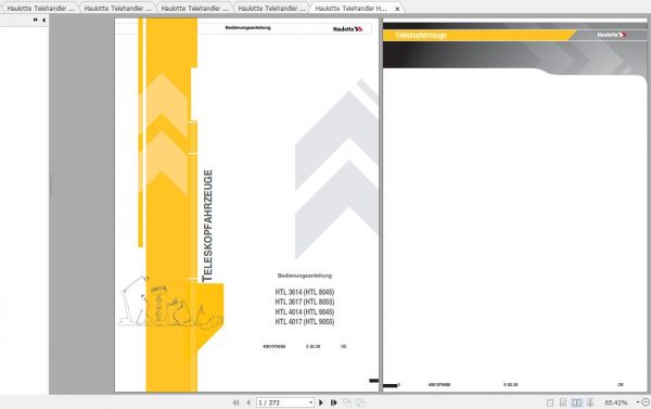 Haulotte Telehandler HLT 3614 9055 Operators Manual 2