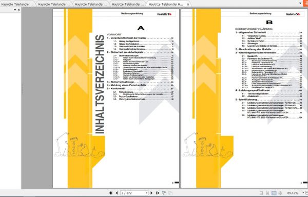 Haulotte Telehandler HLT 3614 9055 Operators Manual 3