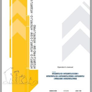 Haulotte Telescopic Boom HT2367 RTJ Maintenance Manual4000664900 1